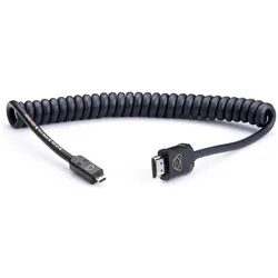 Atomos micro HDMI (Typ D) — HDMI (Typ A) (0.40 m), Videokabel, Schwarz
