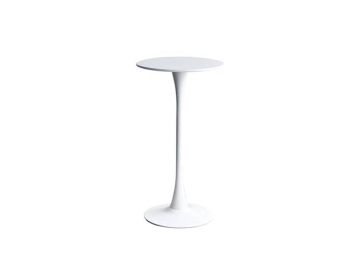 wD7rE5bm6z Bartisch Einfache Casual Runde Kaffee Bar Tisch Home Höhe Cocktail Tisch for Wohnzimmer Party(Weiß)