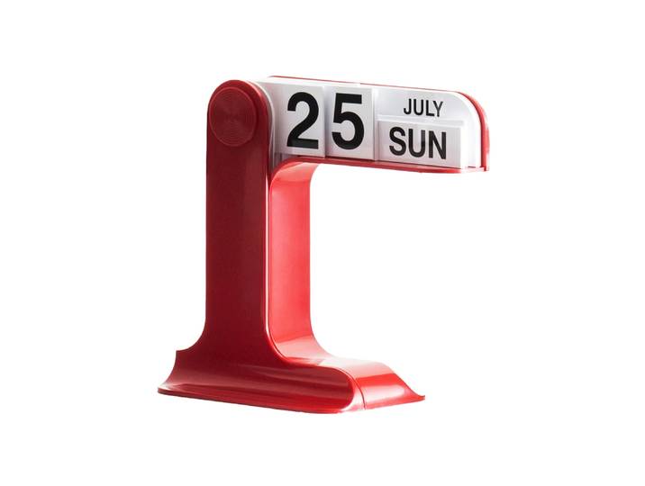 DANESE calendrier TIMOR (Rouge, anglais - ABS/PVC)