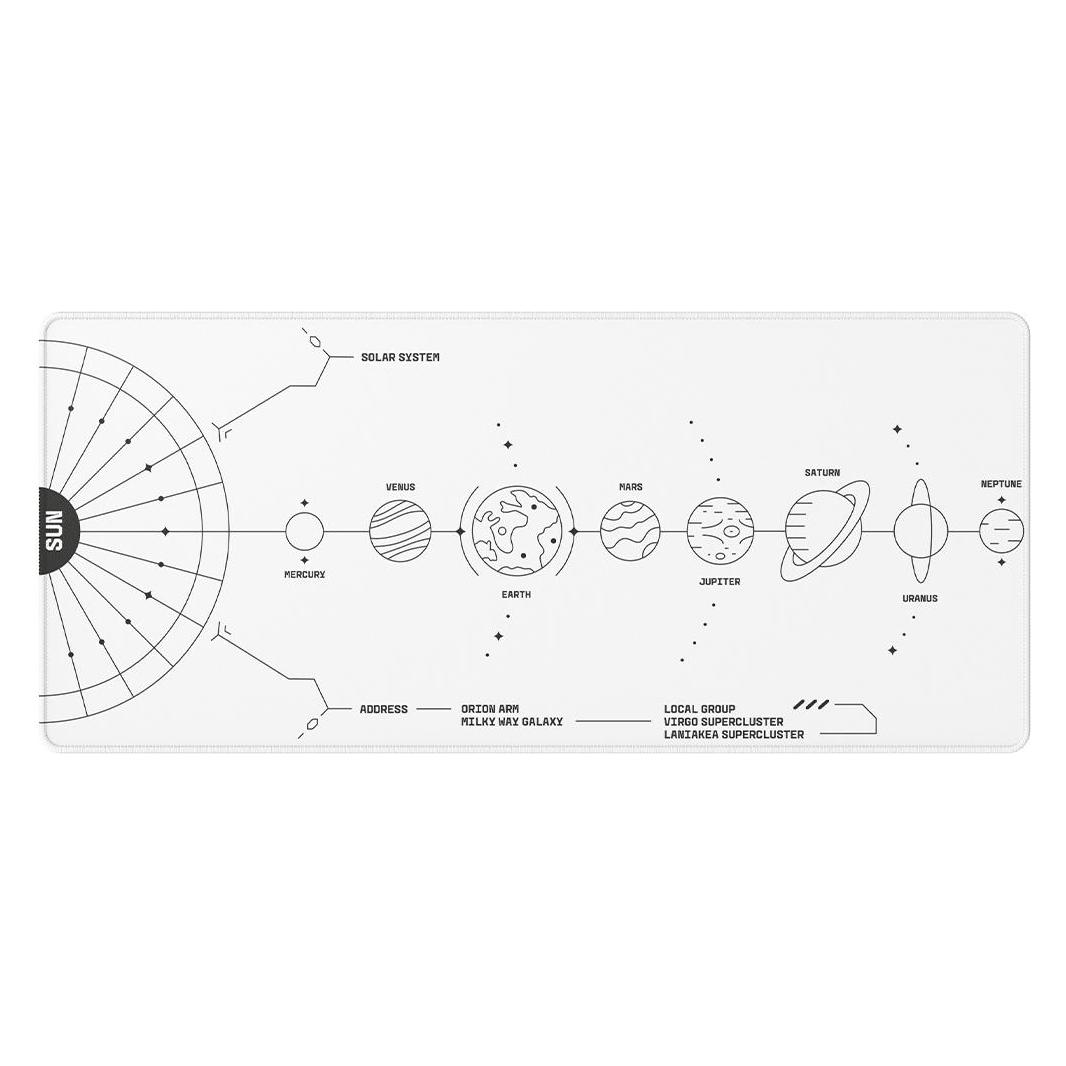 Dark Project - Nova Whtite / Mousepad (XL) (1301451)