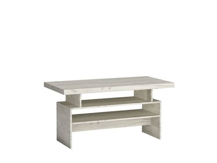Masseno Couchtisch ZERI 120 cm Kaffeetisch Weißeiche
