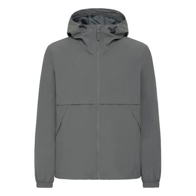 Windbreaker BLEND "Windbreaker BHVini", Herren, Gr. L, grau (iron gate), Obermaterial: 100% Nylon NY., Jacken Windbreaker