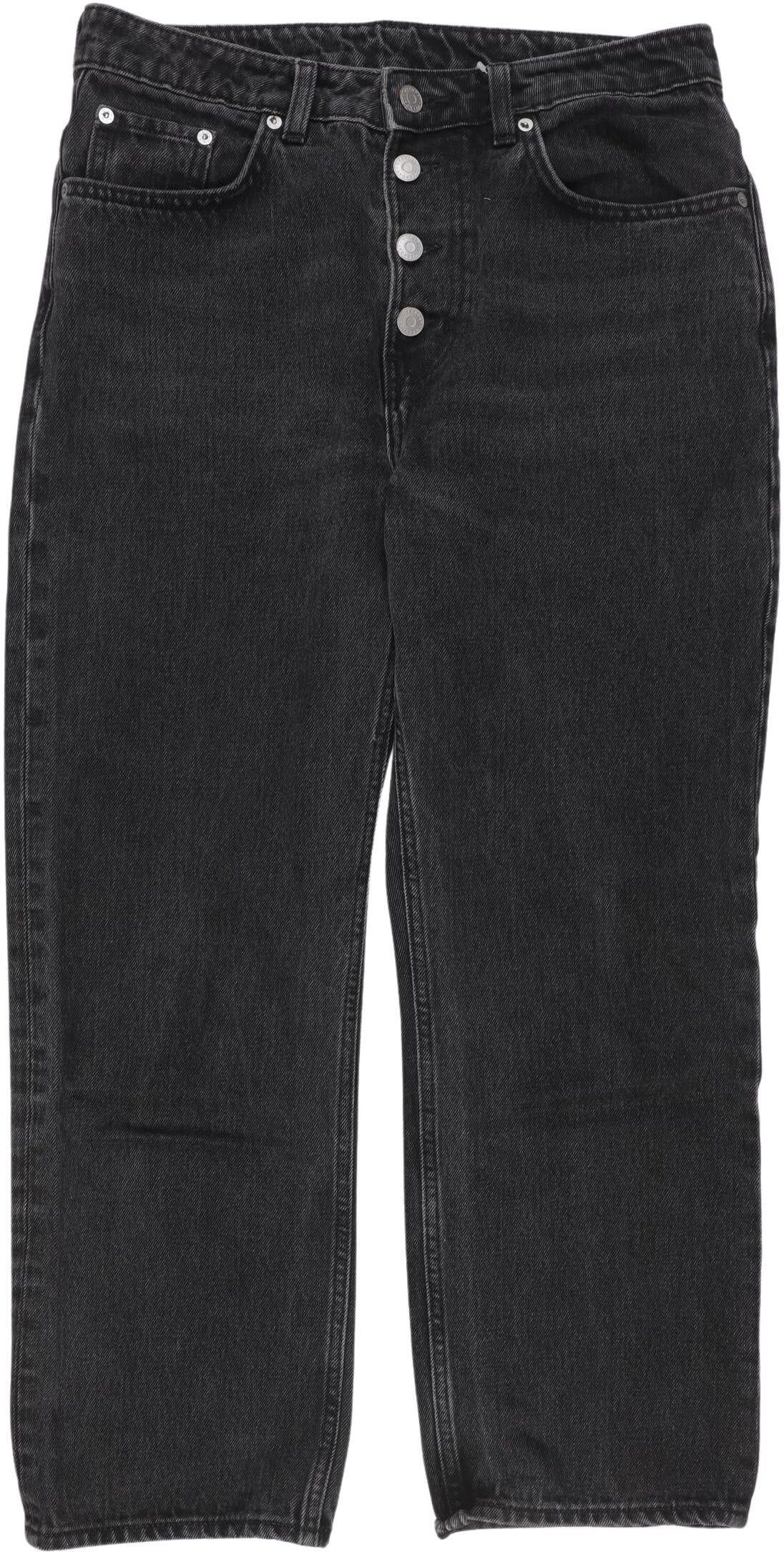 Weekday Herren Jeans, Schwarz, Gr. W29, Baumwolle - Second Hand