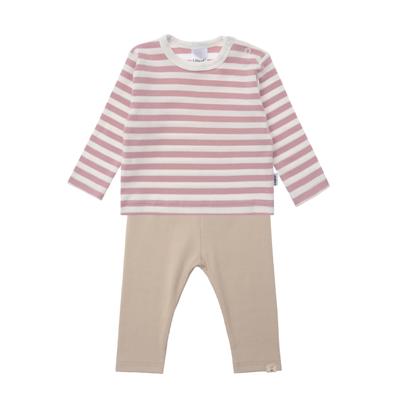 Sweatanzug LILIPUT, Mädchen, Gr. 86/92, pink (pink, meliert), 100% Baumwolle, Sportanzüge, mit praktischen Druckknöpfen auf der Schulter