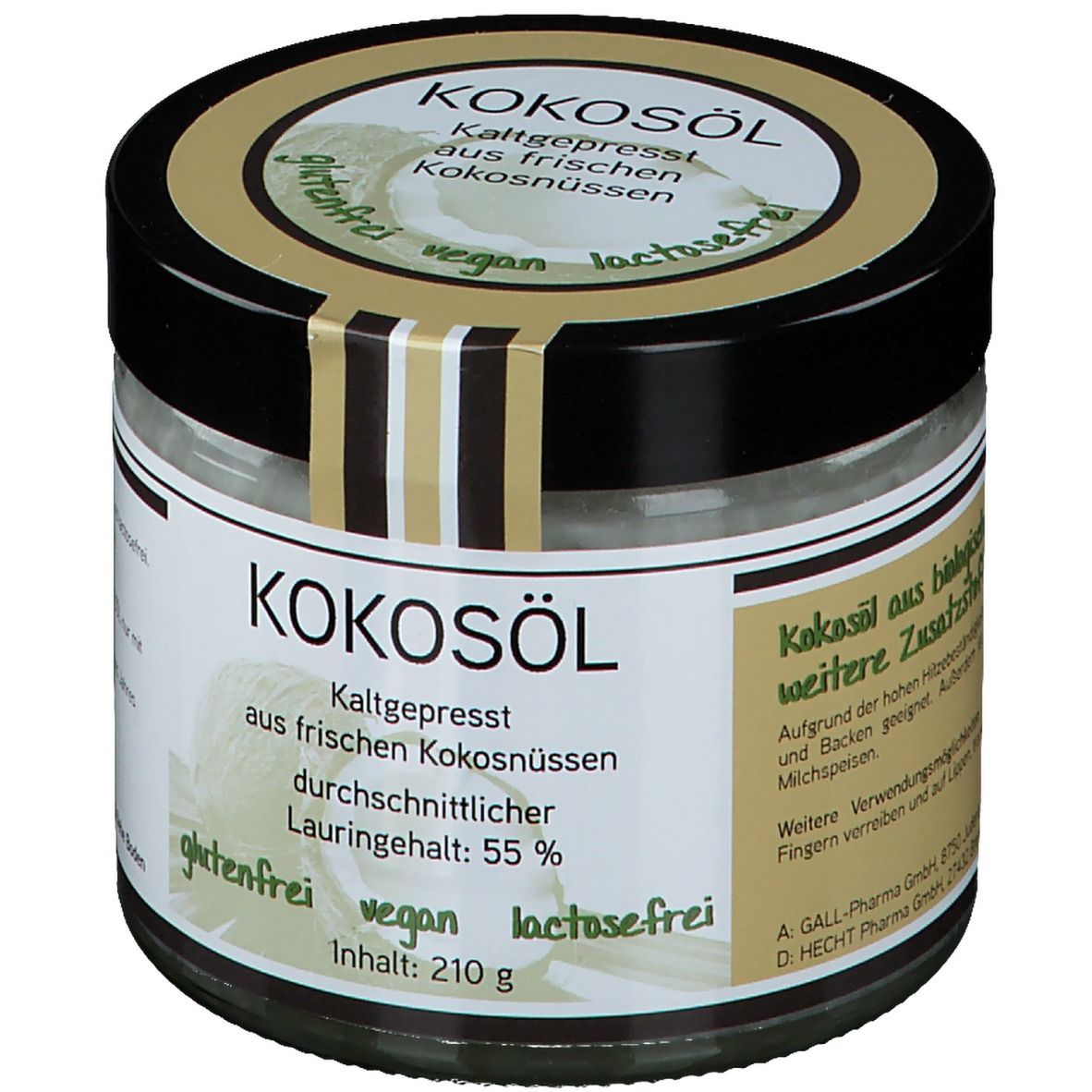Kokosöl 210 g Öl