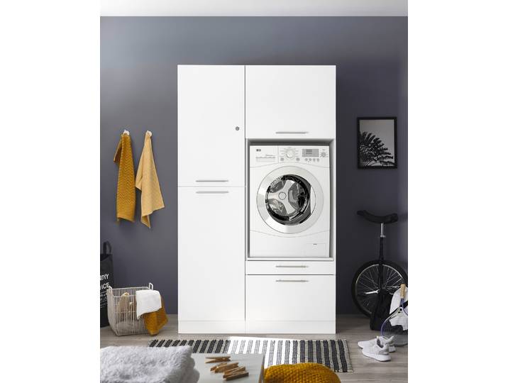 Washtower Clara 2 parties D 117 x 200 x 68cm Blanc