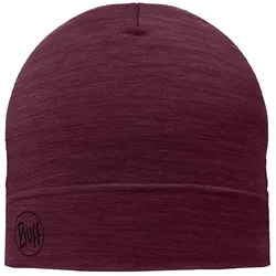 BUFF Merino Lightweight Beanie 653 - solid garnet