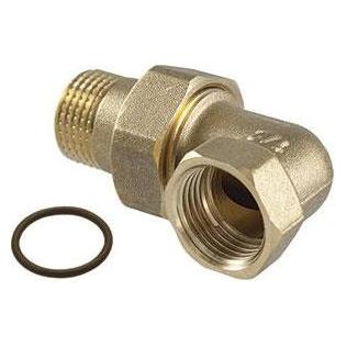 Tdm Brass 3 PIECE ELBOW M/F WITH O-RING 3/8 (Winkelverbindung) (37670929)