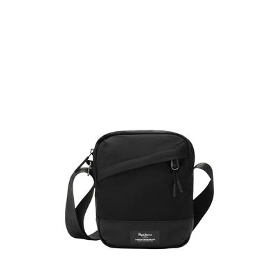 Handtasche PEPE JEANS "Handtasche FRED HALL", Herren, Gr. onesize, schwarz, 100% Polyester, Taschen Handtasche