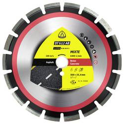 Klingspor 330080 DT 612 AB Supra Diamanttrennscheibe Durchmesser 300 mm Bohrungs-Ø 25.4 mm Asphalt, Beton 1 St.