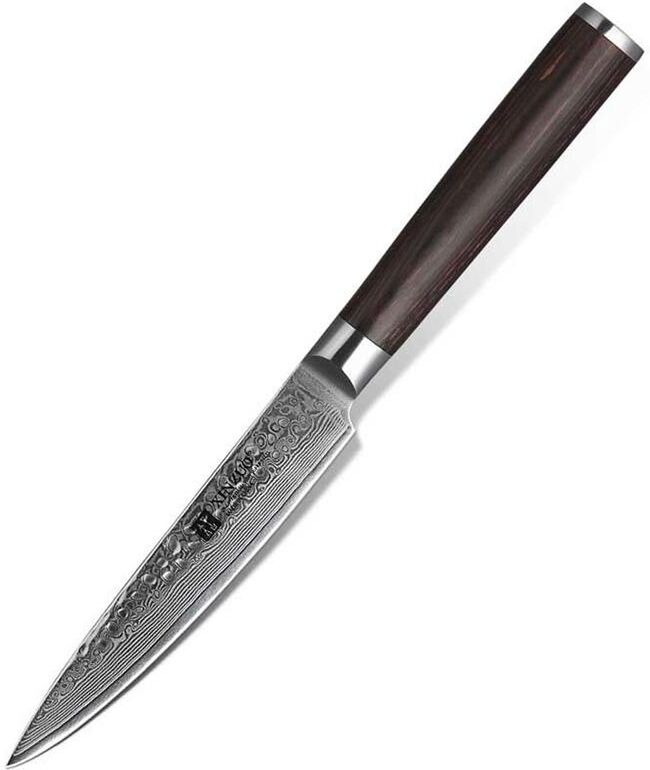 Xinzuo Coltello Utility Bistecca 12,7 cm Damascus Steel