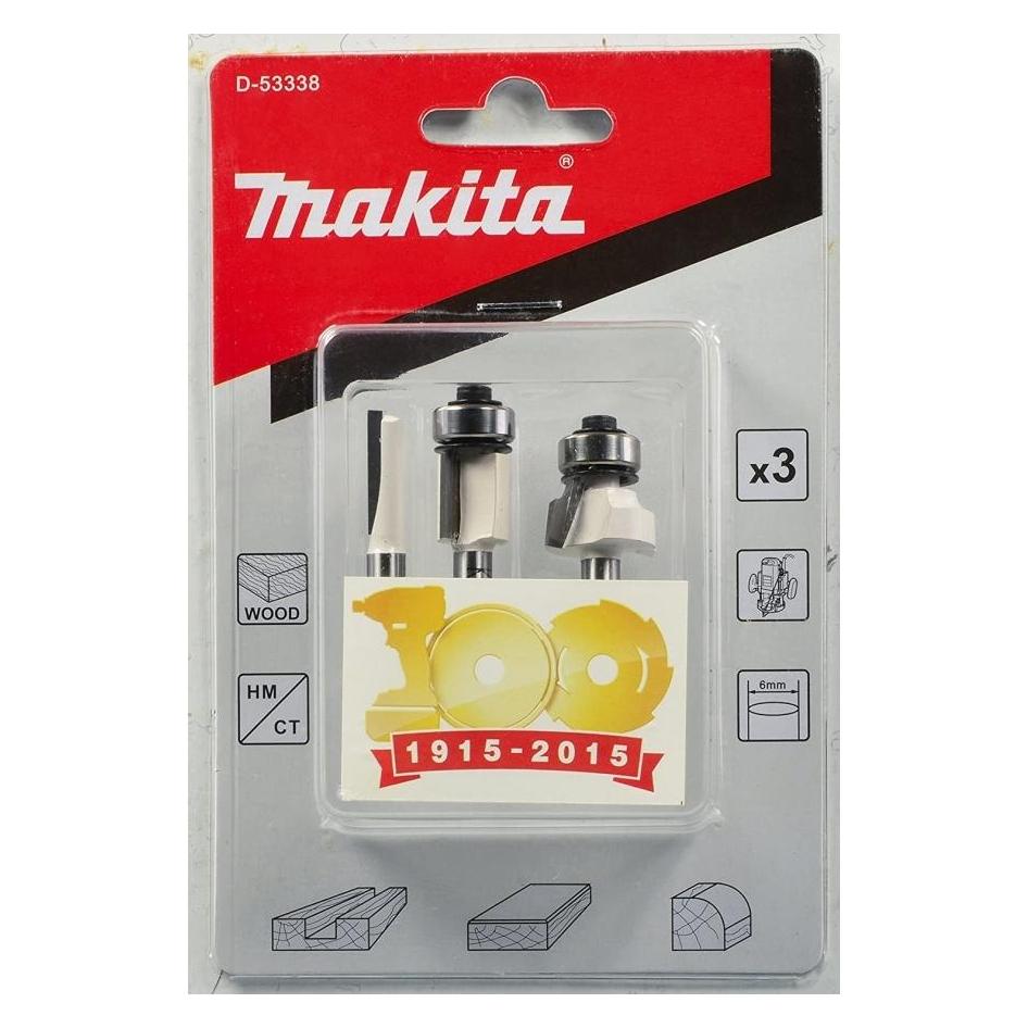 Makita Fräser-Set 3tlg. (D-53338)