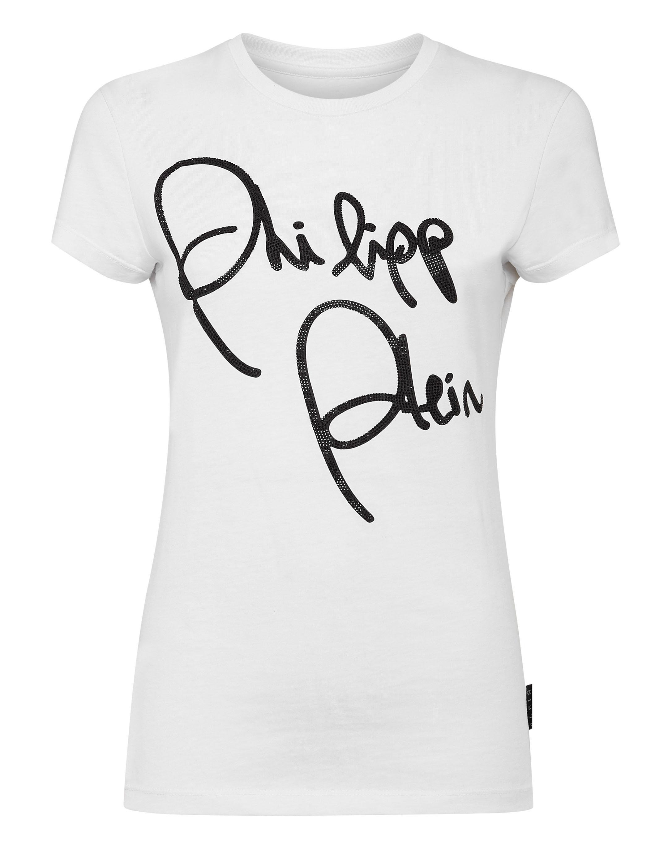 Philipp Plein T-Shirt mit Rundhalsausschnitt - Weiß