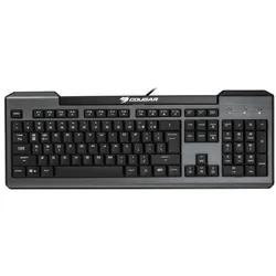 Cougar 200K Tastatur (US, Kabelgebunden), Tastatur, Schwarz