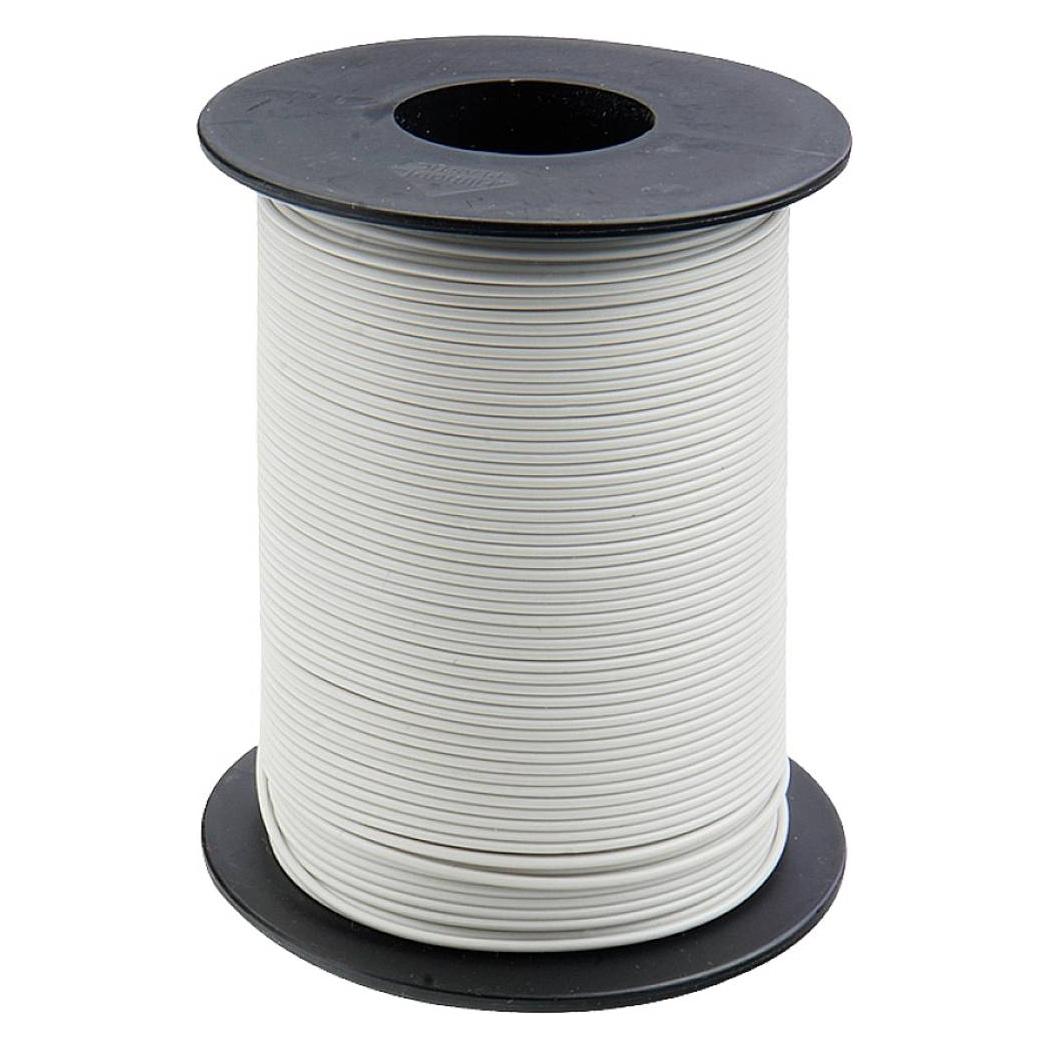Donau KUPFERSCHALT-LITZE 0,25 / 25m weiss SPULE (25 m) (125-S25-5)