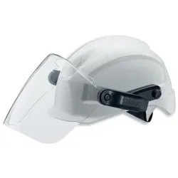 uvex pheos Visier SLB1 Störlichtbogen Klasse 1 farblos magnetisch für uvex pheos Schutzhelm E-S-WR schwarz - 9906006 - schwarz