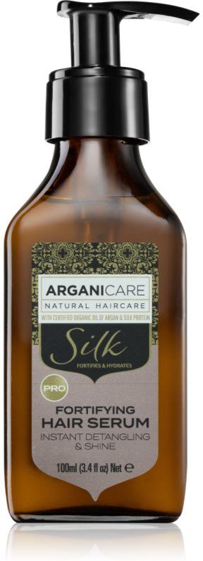 Arganicare Silk Protein Fortifying Hair Serum sérum fortifiant pour tous types de cheveux 100 ml