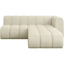ECKSOFA modulares Sofa Darnel-L1 - 205x177x70 cm Beige