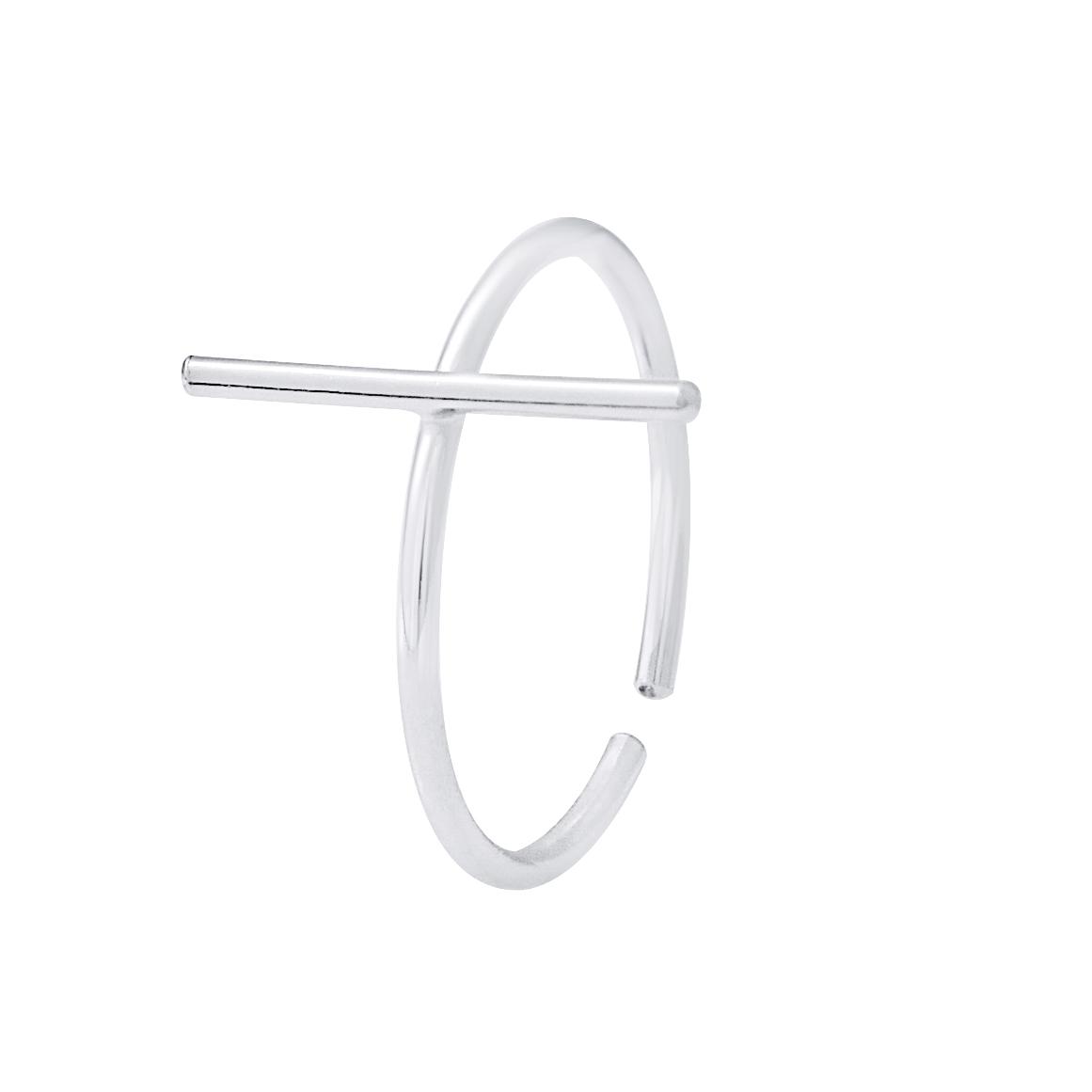 925 Zilver Verstelbare Barette Ring - Destiny