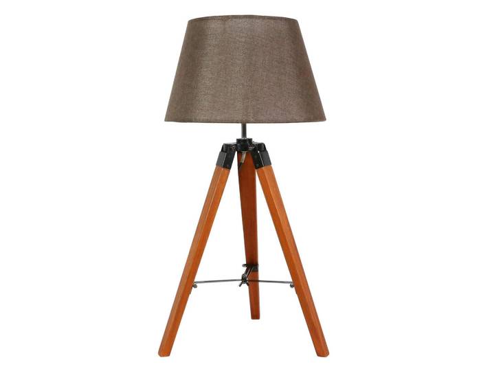 Tischleuchte, Holz, massiv, 35x68x35 cm, Lampen & Leuchten, Innenbeleuchtung, Tischlampen, Tischlampen