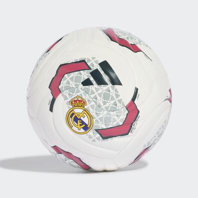 Fußball ADIDAS PERFORMANCE "REAL MADRID HOME" Gr. 1, weiß (weiß, aurora ivy), Bälle, 1, 0,4 g, Real Madrid, B:22,3cm H:17,3cm T:22cm