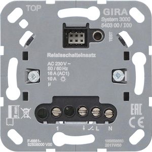 Gira Relais-Einsatz 540300 System 3000, 1-fach