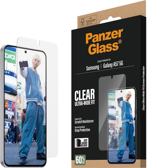 PanzerGlass Samsung Galaxy A57 mit Einbaurahmen