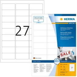 Herma, Etiketten, Etiketten