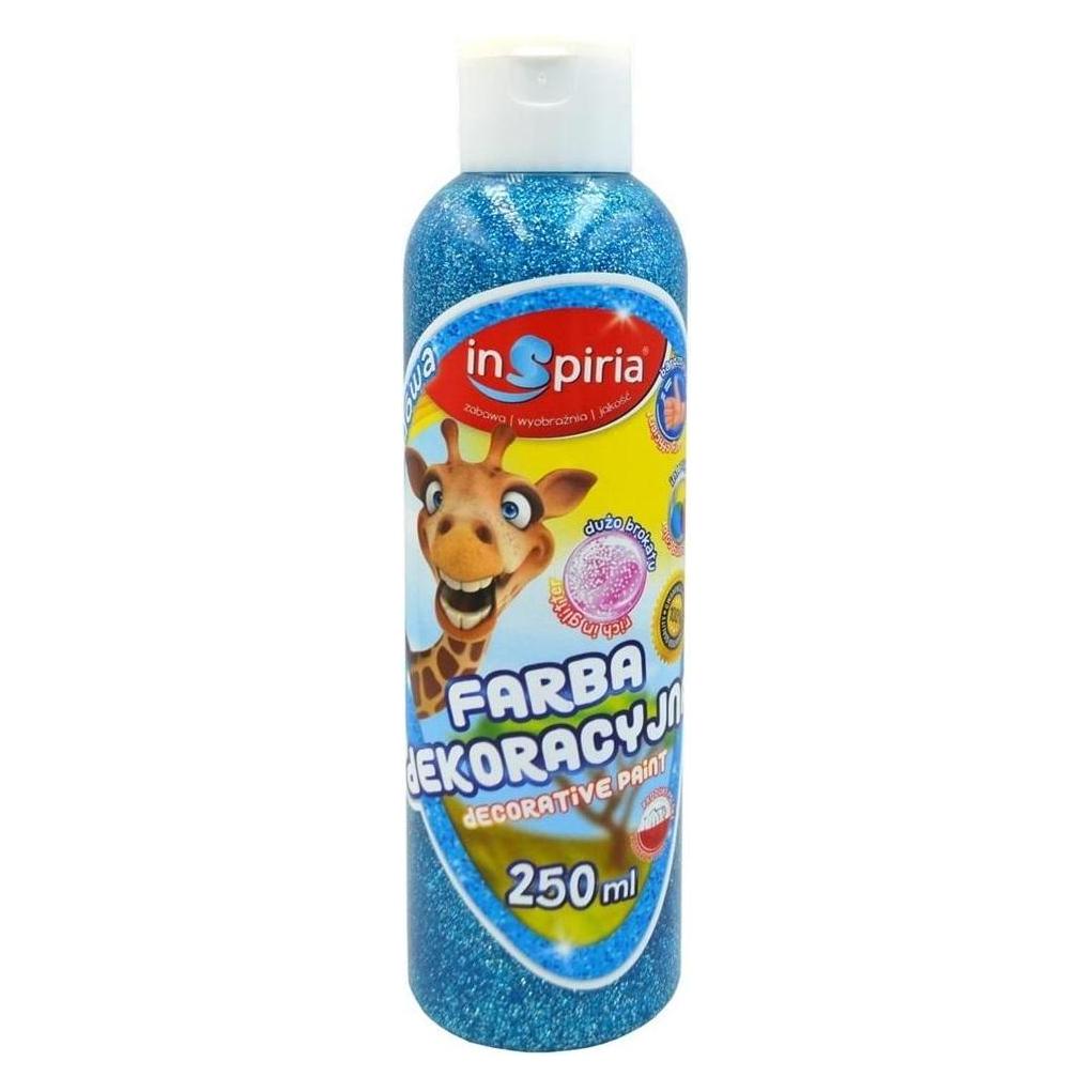 Schemat Blaue Glitzer-Dekorationsfarbe, 250 ml (250 ml) (47793496)