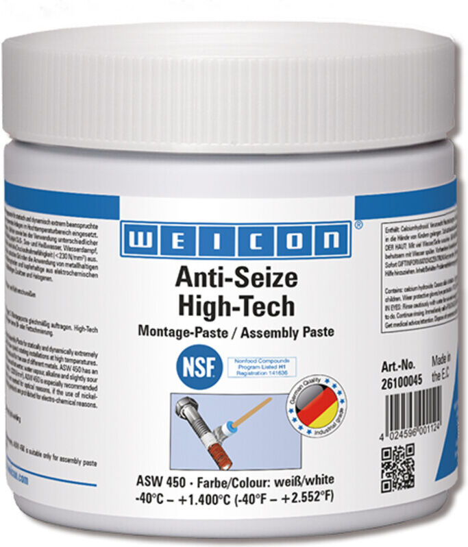 WEICON Anti-Seize ASW 450 High-Tech Montagepaste 450 g (26100045)