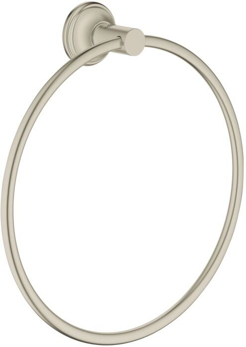 Grohe Essentials Authentic Handtuchring 40655EN1 brushed nickel, verdeckte Befestigung