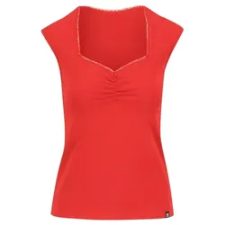 Blutsgeschwister Top Let Romance Rule - summer cherry red XS