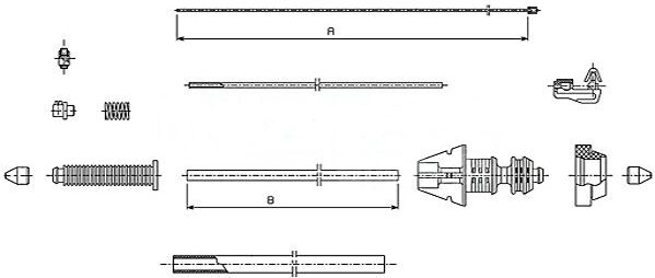 Metzger Autoteile Gaszug Cofle 4931 Für Fiat