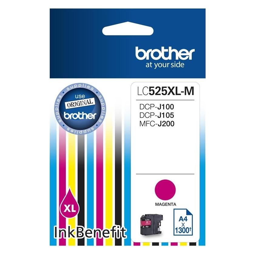 Brother LC525XL-M - Sehr hohe Ergiebigkeit - Magenta (M) (LC525XLM)