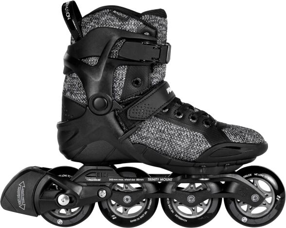 Inline Skates Powerslide Phuzion Radon 80 (Schwarz/Weiß - 42)