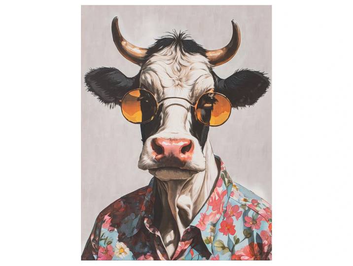 Gemälde Cow Spring Time image LAND