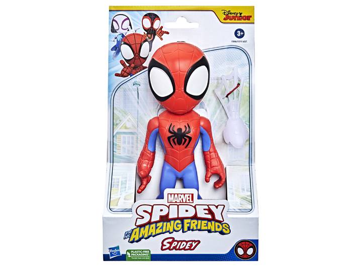 Marvel Spidey et ses Amis Extraordinaires, figurine Spidey géante de 22,5 cm, jouet de super-héros préscolaire