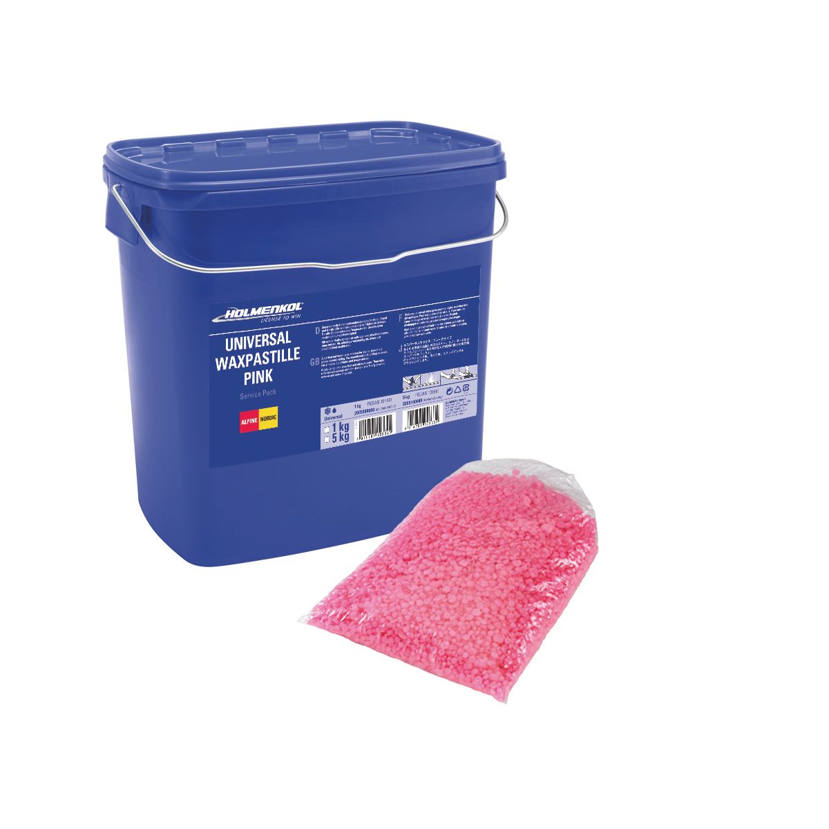 Holmenkol Universal Wax Pastille Pink 5kg 2005100000
