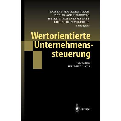 Wertorientierte Unternehmenssteuerung, Taschenbuch von , Springer Berlin, 978-3-642-62093-5