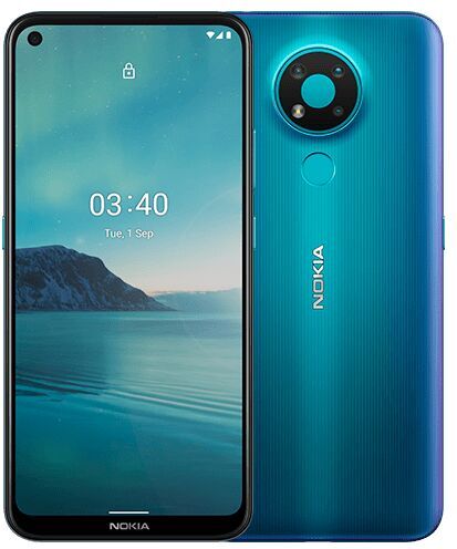 Nokia 3.4   4 GB   32 GB   Dual-SIM   Fjord - Refurbished