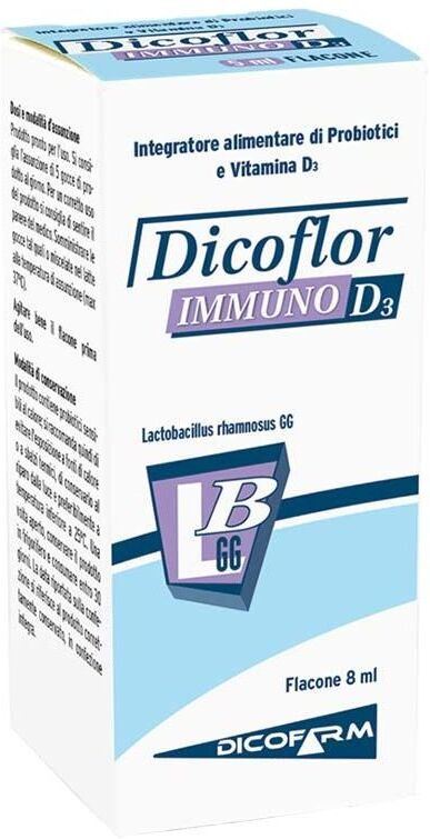 DICOFARM SpA Dicofarm, Dicoflor Immuno D3, 8 ml
