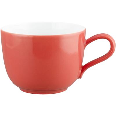 Tasse SELTMANN WEIDEN "Liberty Pure Colors", rot (flamingo rot), B:11,6cm H:6,4cm Ø:8,7cm, Porzellan, Trinkgefäße, Tasse, Kaffeetasse