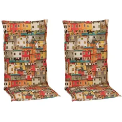 Hochlehner Auflagen Tours 2er- Set ca. 118x46 cm Häuser