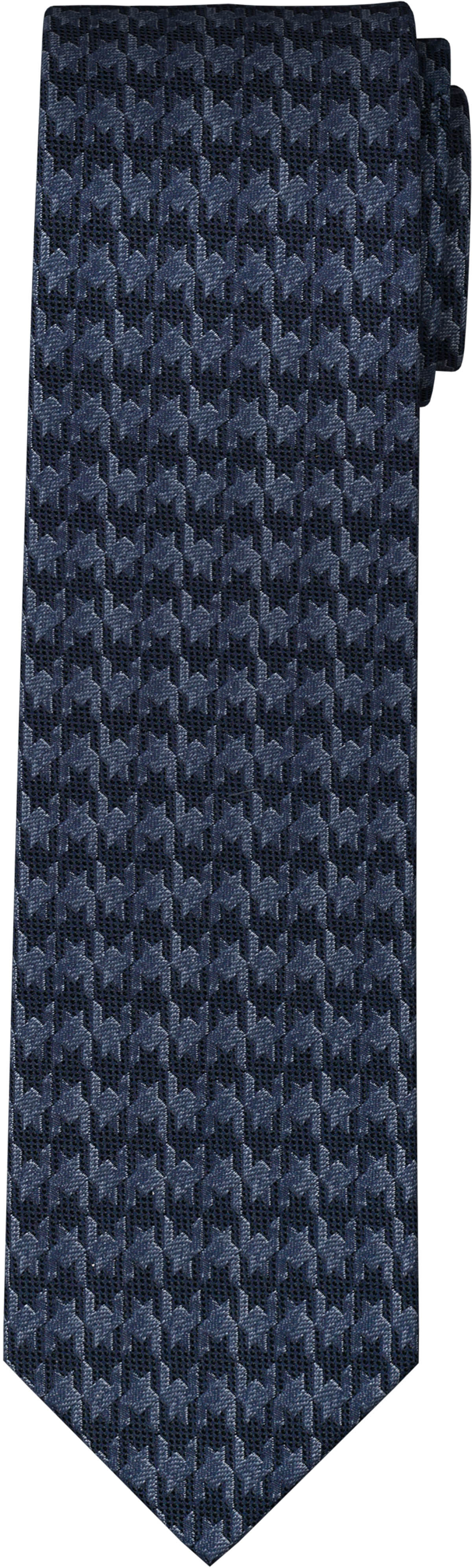 Krawatte OLYMP, Herren, blau (marine), Seide, Krawatten Krawatte, reine Seide, 6,5 cm marine Einheitsgröße