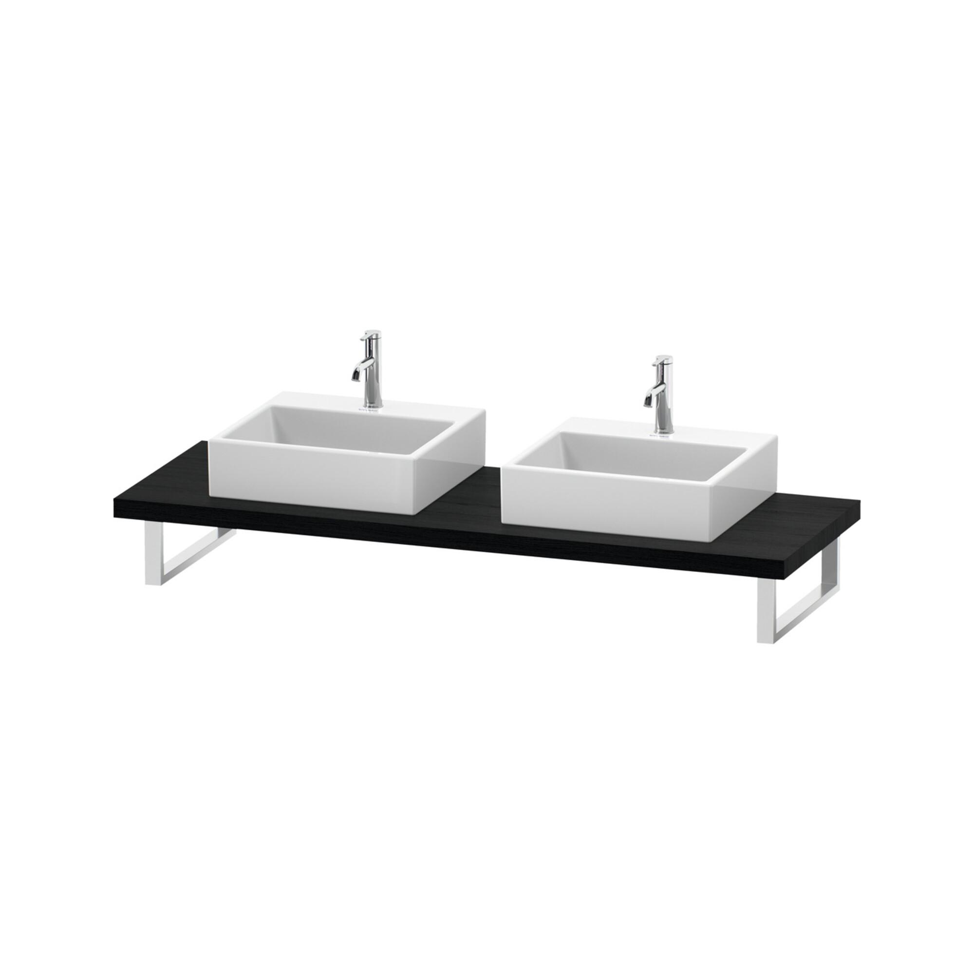 Duravit Konsole L-Cube Stärke 4.5cm, Ei sw, f Aufsatzbecken, var. (LC103C01616)