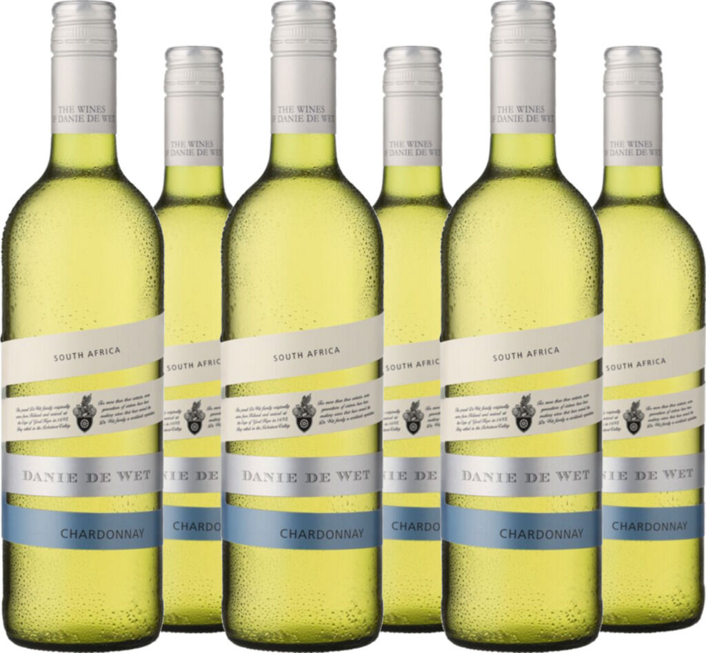 6er Vorteilspaket Danie de Wet Good Hope Chardonnay W.O. Robertson 2025 De Wetshof Estate