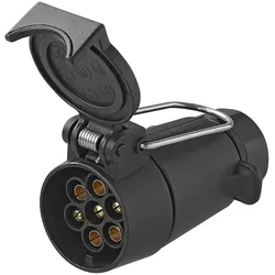 ProPlus 343501 Steckdose 7 polig PVC fliegend mit Haken Anhängersteckdose