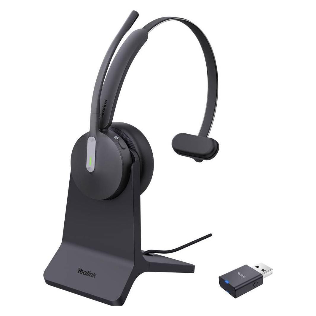 Yealink WH64 Hybrid Mono Teams mit Ladestation (Kabellos, USB-C, Microsoft Teams) (1208698)