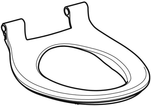 Abattant WC Geberit blanc -alpin laqué 242180111 pour Geberit AquaClean 5000 / 5000plus
