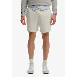 Superdry für Herren. M7110484A Shorts Essential Logo Klassisch Kurz grau (M), Lässig, Baumwolle
